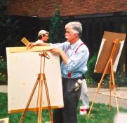 1990 Porträtmalerei bei Prof. F.Bernstein, nordkollege rendsburg  A 