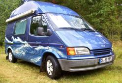 2013 08 Motiv-Lackierung auf einem Ford-Camper: &quot;Wildes Wasser&quot;