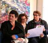 2016 03  „an die Grenzen gehen“, galerie-stexwig (E), Besucher